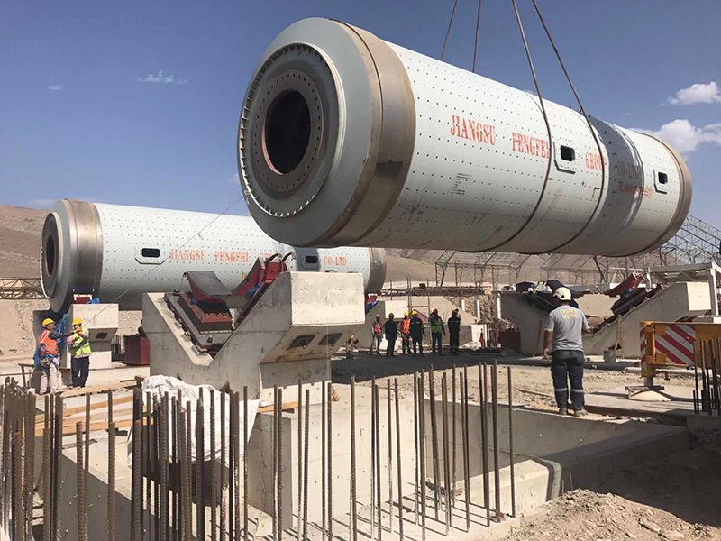 Project site of Turkey cement production line contracted by Pengfei group